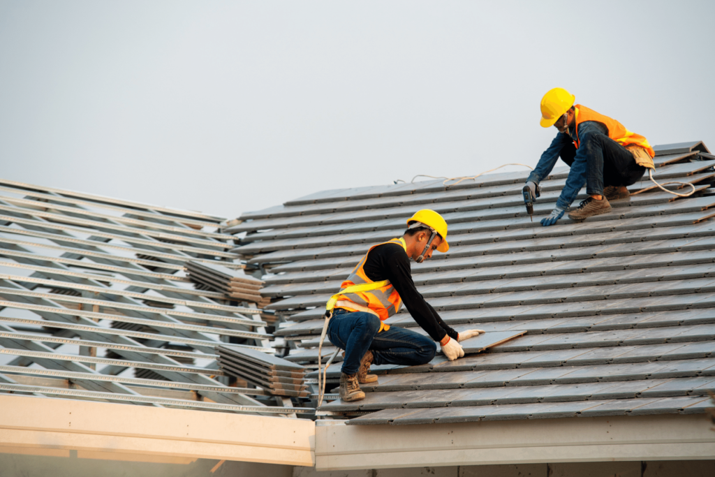contractors on roof